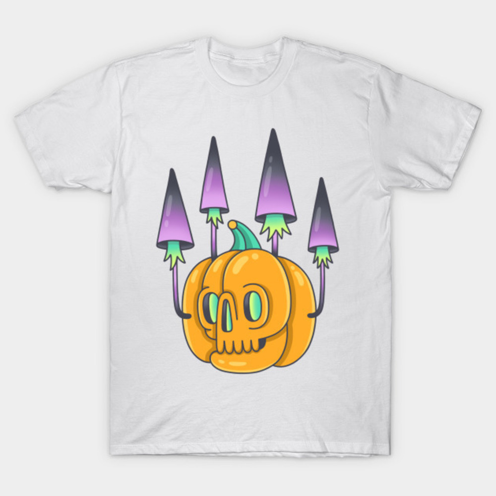 Halloweens Day Pumpkin Candle Tshirt